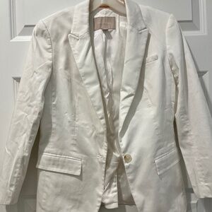 White Banana Republic women's blazer